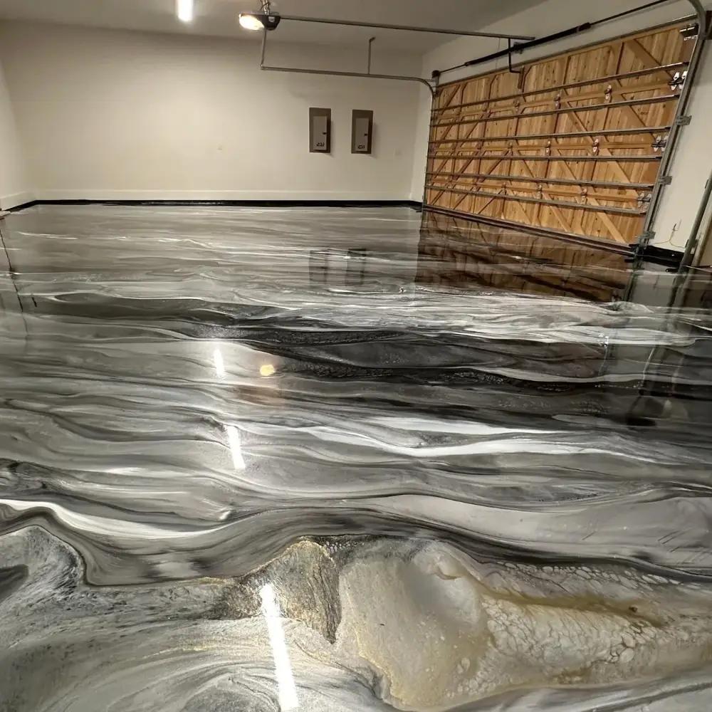 epoxy resin garage floor