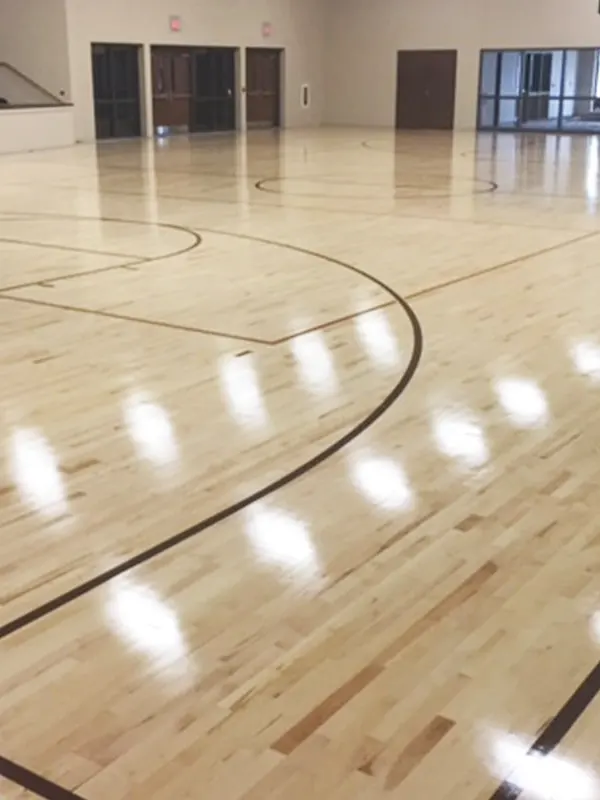 wood gym flooring